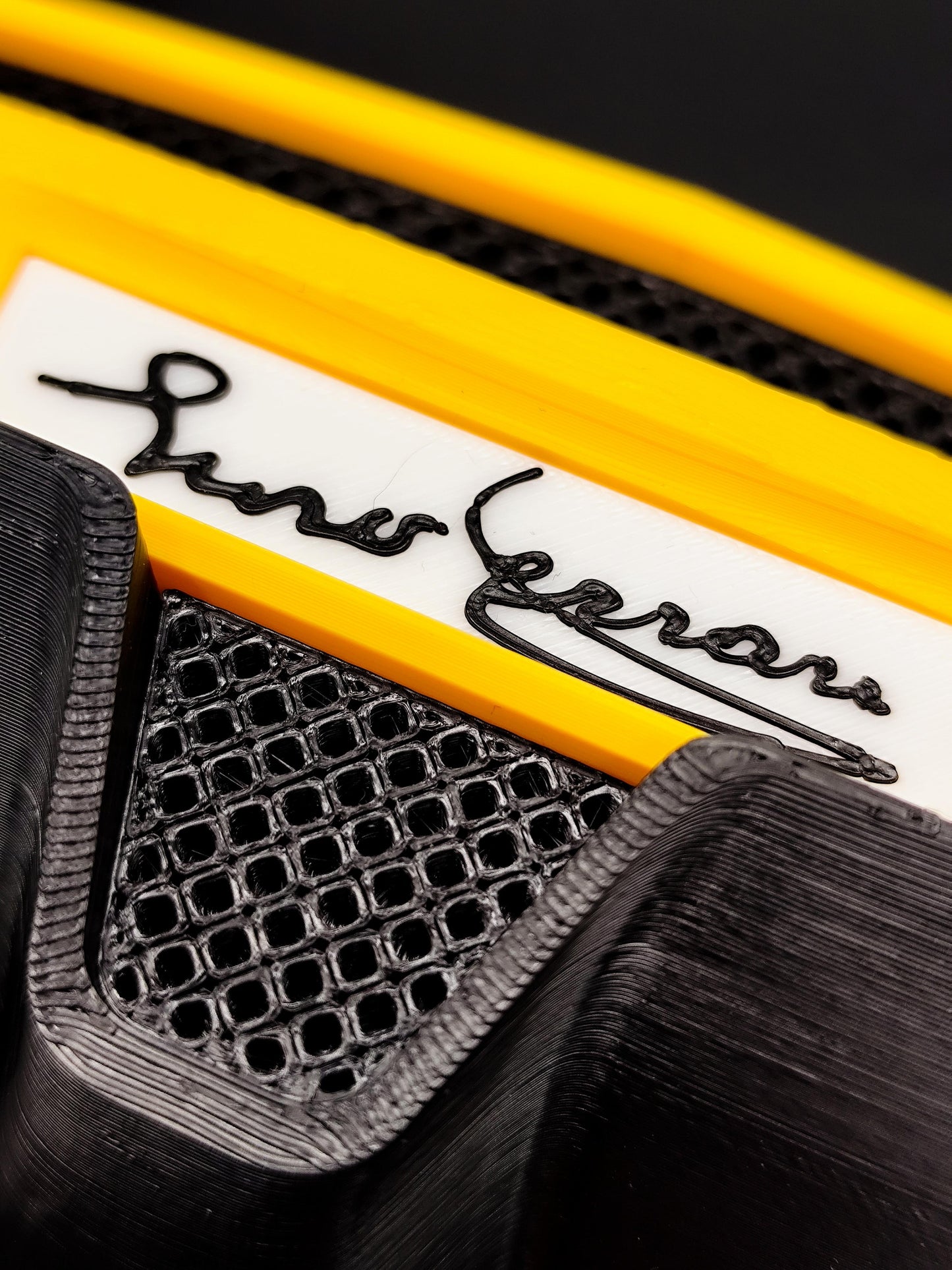 Sport Car Key Holder / Colgador de Llaveros – Lamborghini Yellow Rear