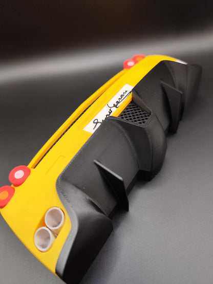 Sport Car Key Holder / Colgador de Llaveros – Lamborghini Yellow Rear