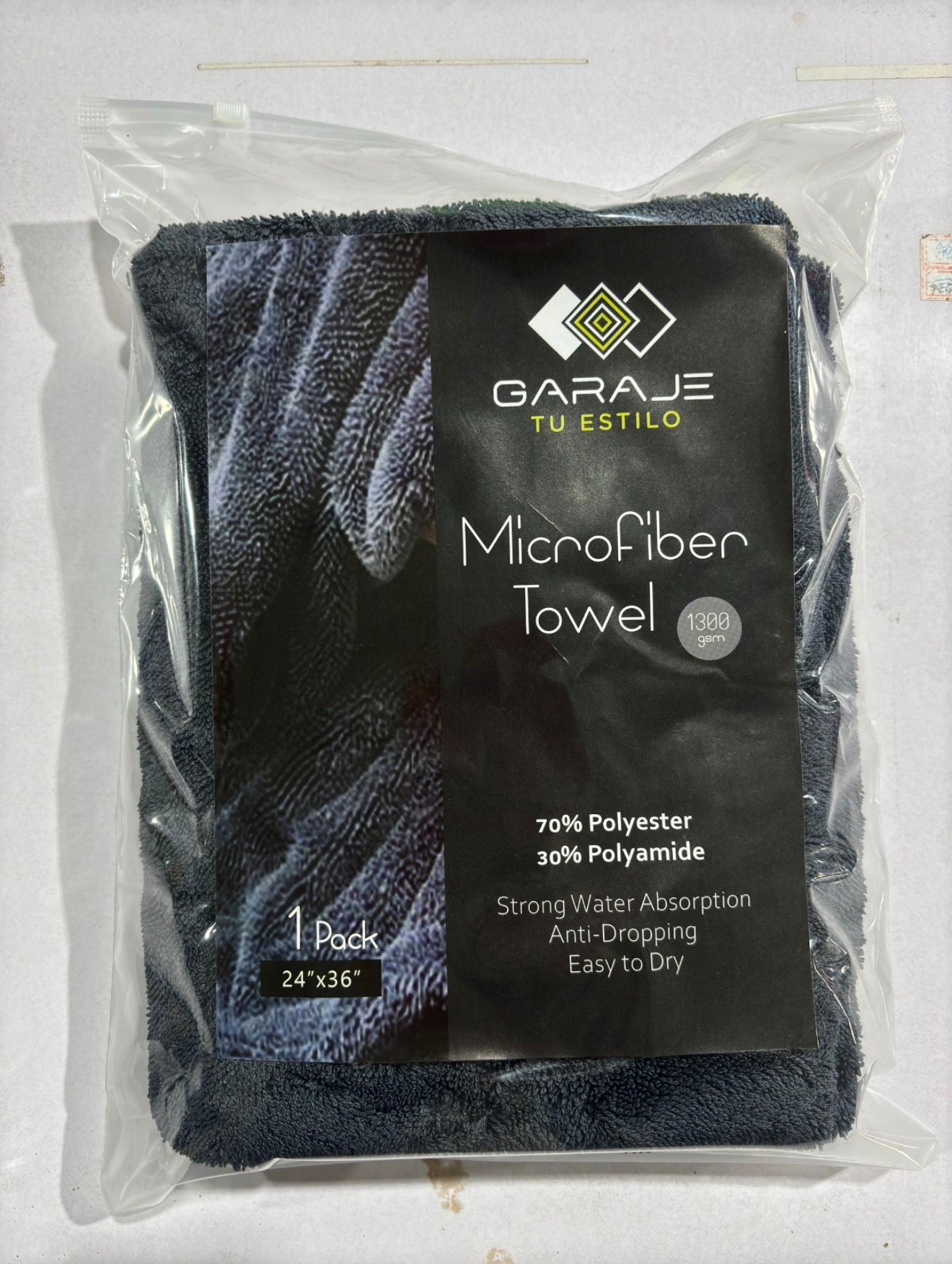 Toalla de Microfibra 24”x36” (60x90 cm) – 1300 GSM